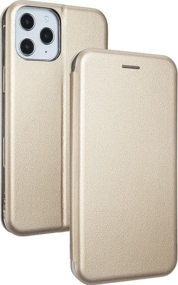 Etui Bog Magnetisk iPhone 12 6,7\" Pro Max guld/guld