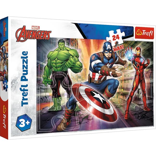 24 maxi palapeli Avengersin maailmassa TREFL