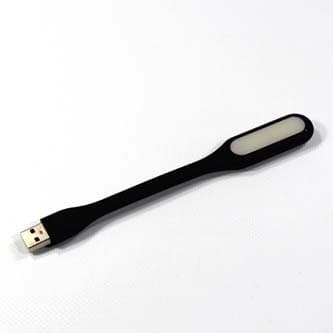 Lampa USB 6 lysdioder svart