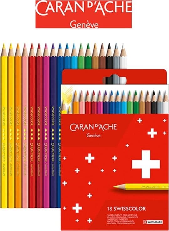 Farveblyanter Swisscolor 18 farver