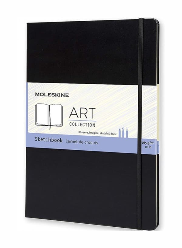 Skizseblok A4/96K TW sort MOLESKINE
