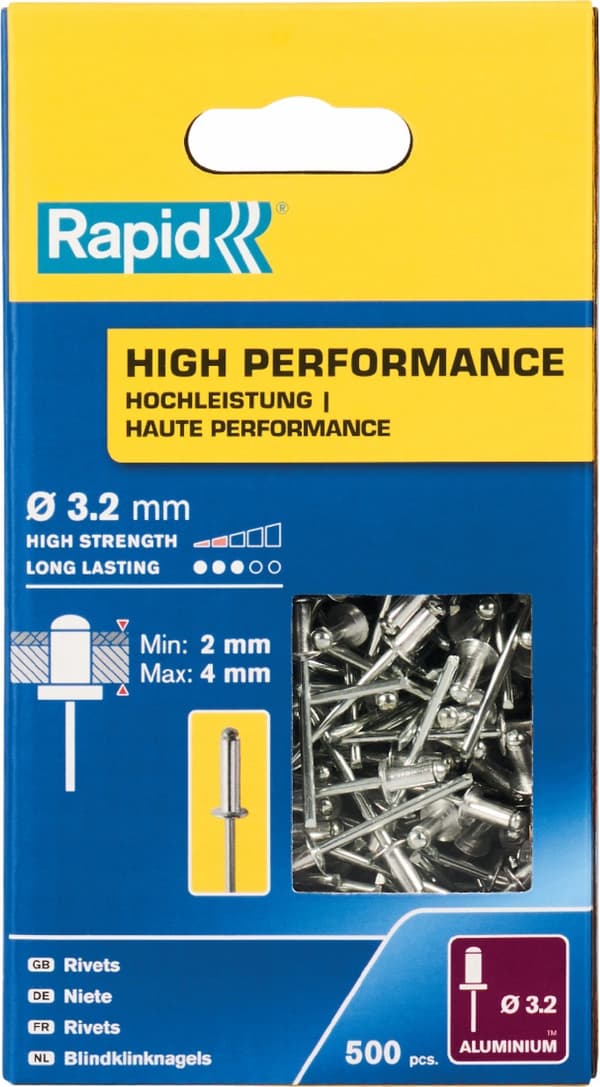 Niitit Rapid 5001431 Ø 3,2 x 8 mm