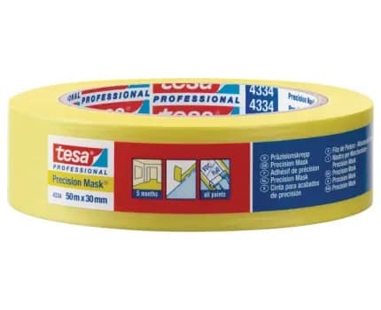 Tesa Maalarinteippi Precision Thin 50m 30mm Keltainen H0433410