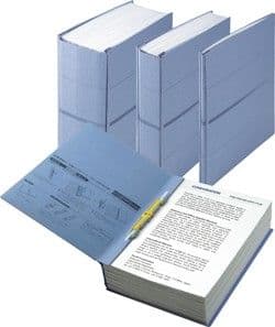 Mappe zero max A4 blå PLUS