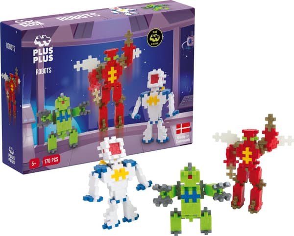 Plus Plus Byggeklodser Basic Robots 170el 3828