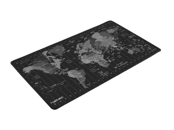 Gaming Musemåtte Natec Time Zone Map Maxi Sort