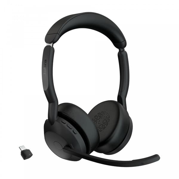 Hovedtelefoner med mikrofon Jabra EVOLVE2 55