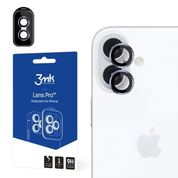 3MK 3mk Lens Protection Pro för Apple iPhone 16/16 Plus, Blå