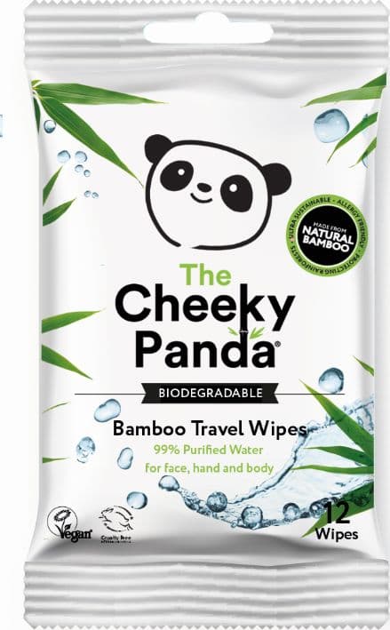 Cheeky Panda Bambu Våtservetter Baby Våtservetter Mini 12 st