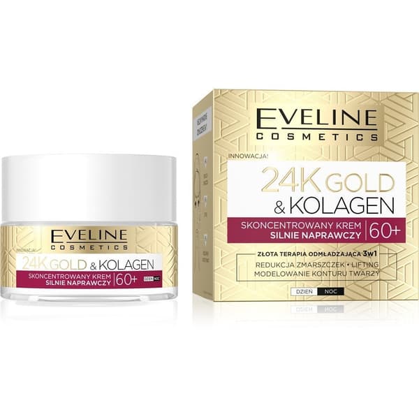 Eveline Gold & Collagen Creme 60+ Stærkt Reparerende
