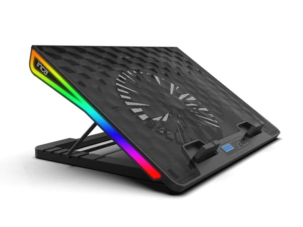 INCA Notebook Cooler INC-608GMS LCD Kontrolpanel, 13-18\" Detail