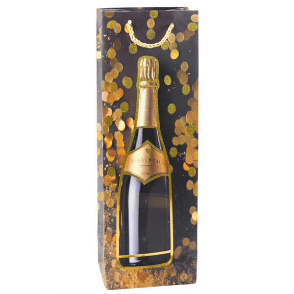 Vingavepose Papirflaske Champagne 35 x 12 x 9 cm