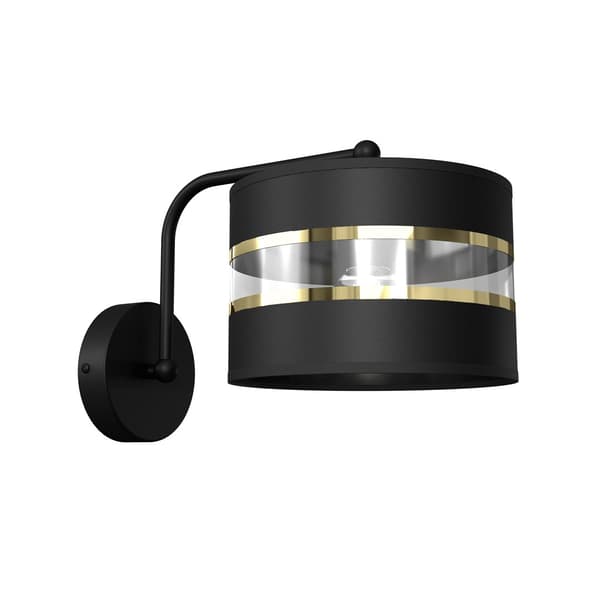 Vägglampa ULTIMO SVART 1xE27