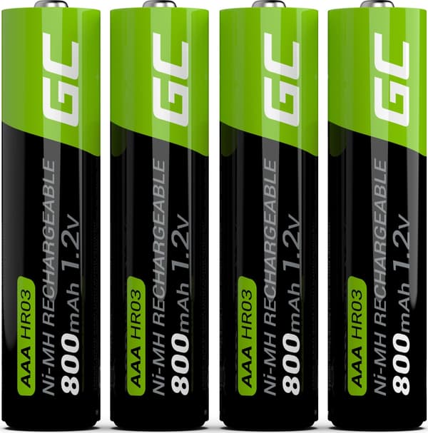 Green Cell Rechargeable batteri - 4 x