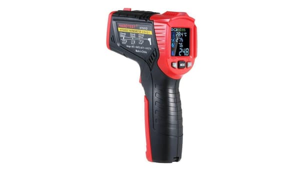 Habotest HT651D digital laserpyrometer, fugtighedsmåler