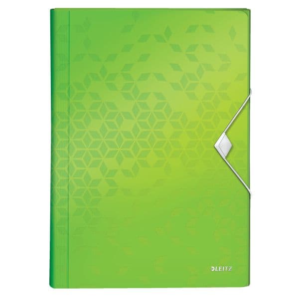 Mappe med rum Leitz Wow A4 farve: grøn 6 rum (45890054)