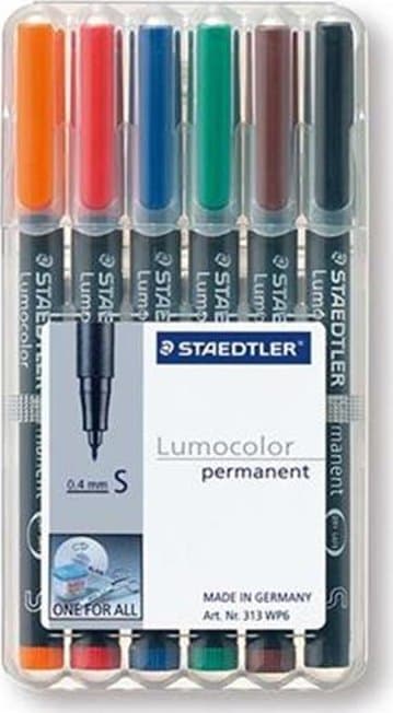 Staedtler 313 WP6 - black - blue - bro
