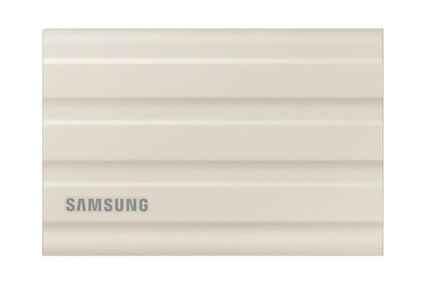 Samsung SSD-hårddisk T7 Shield MU-PE1T0K - 1 TB - USB 3.2 Gen 2 - Beige