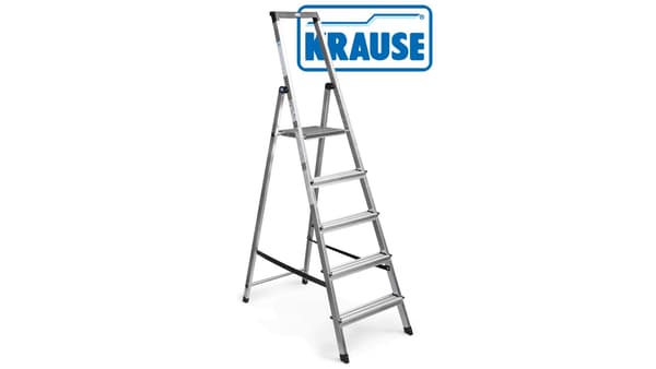 Hushållsstege 5* Aluminium Solidy Krause