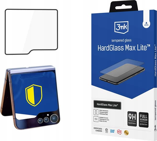 3MK HardGlass Max Lite Samsung Galaxy Z Flip 6 sort