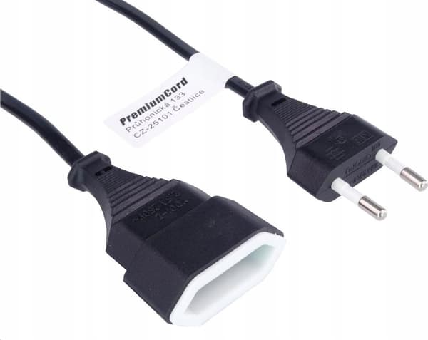 PREMIUMCORD Strømkabel 230V/2.5A 2m