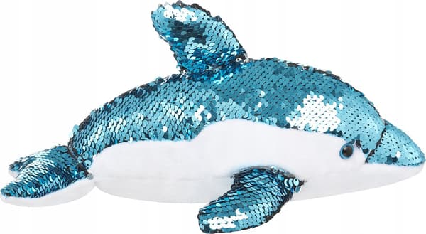 Delfin pailletter blå