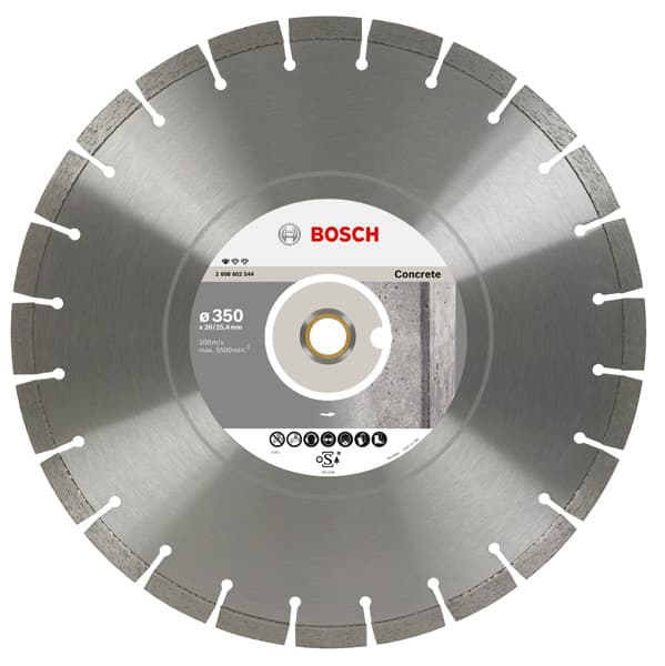 BOSCH DIAMANTSKIVE 350x25.4 SEG BETON