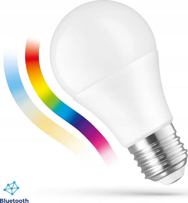 LED GLS 8.5W E-27 230V RGBW+CCT+DIM BTM Spectrum SMART Easy Smart