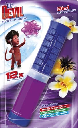 Dr. Devil Dr. Devil - WC-raikastin geelin muodossa - Sunset Blossom