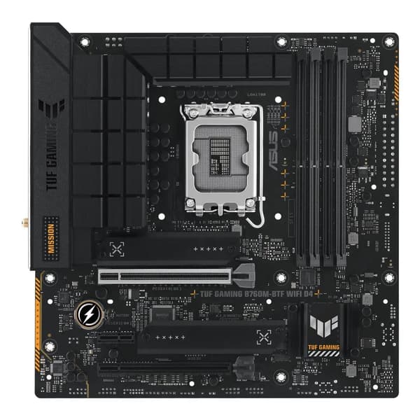 ASUS Bundkort TUF GAMING B760M-BTF WIFI D4 - Micro ATX - Socket Intel LGA 1700 - Intel B760