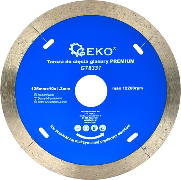 Laatan katkaisulaikka 125mmx10x1.2mm PREMIUM (100/200)