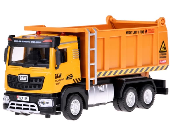 Entreprenørbil Dumper med lyd og lys ZA5009