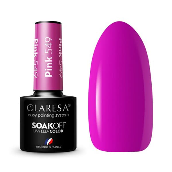 CLARESA Gel polish PINK 549 -5g