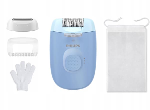 Epilator Philips Series 4000 BRE247/00, lilla