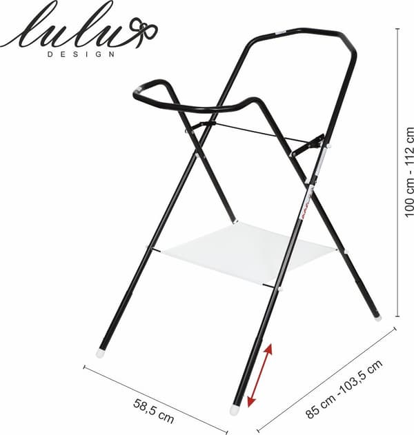 MALTEX - RACK LULU DESIGN E-COMMERCE 100CM SORT FOLDET
