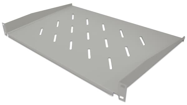 Intellinet 715096 Plåt 1U 350mm rack 19\" 2 fästpunkter, perforerad, grå