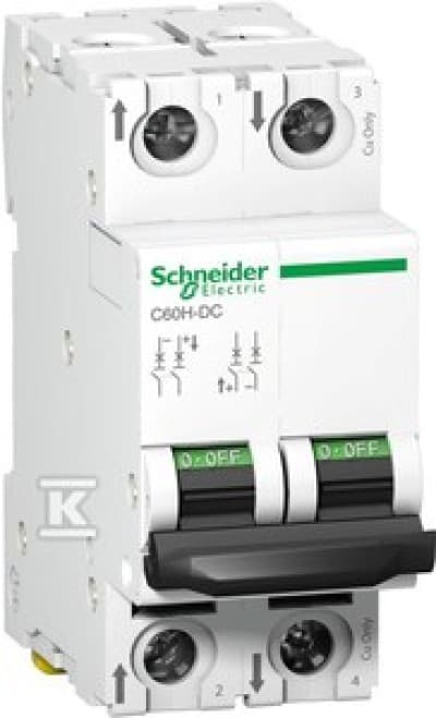 Schneider Electric Strømafbryder 2P C 16A DC 6kA (A9N61531)