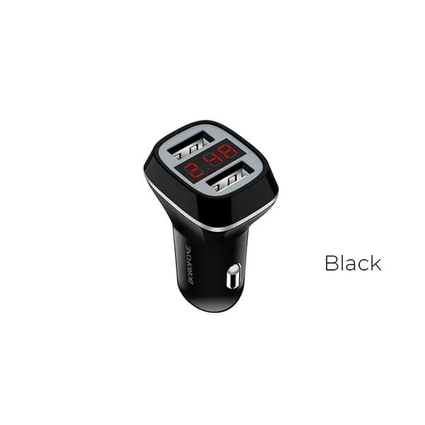 Borofone-akkulaturi 2x USB-A 2.4 A (BFO-BZ3-B)