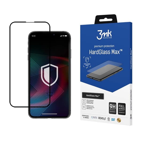 Härdat glas för iPhone 14 Plus 9H från 3mk HardGlass Max-serien