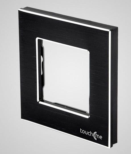 Touchme Enkelram aluminium svart (TM628B)