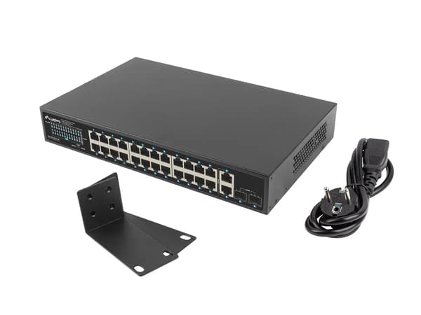 Switch Lanberg RSGE-24P-2GE-2S-360