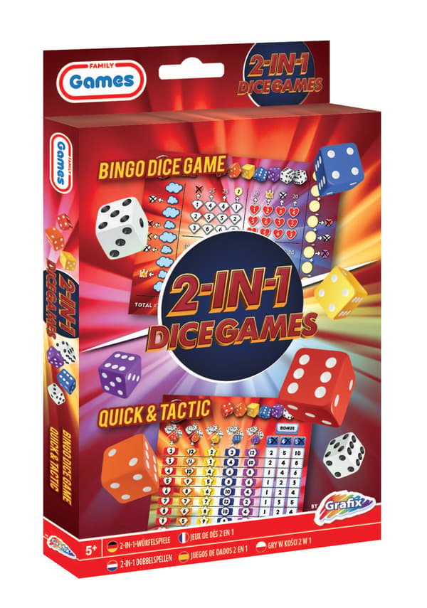 2-i-1-spel - Bingo Dice & Quick and Tactic
