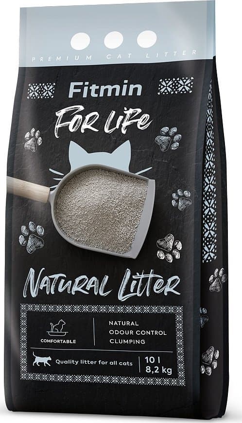 Fitmin Natural Plus Naturlig Kattegrus 10 L