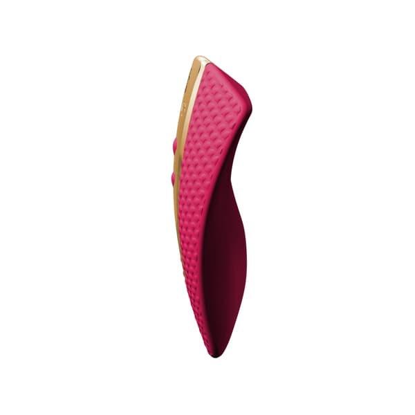 Shunga Obi Intimate Massager Raspberry - Ladattava, 80g, 115×75×30mm
