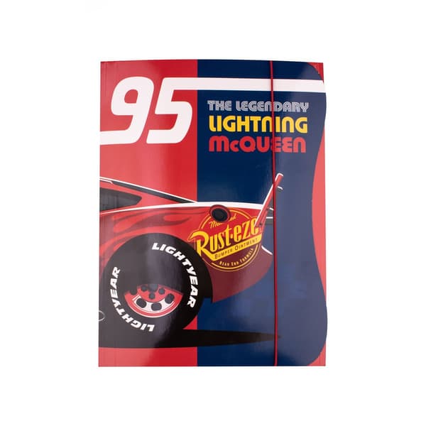 Portfölj med suddgummi A4 Bilar mix