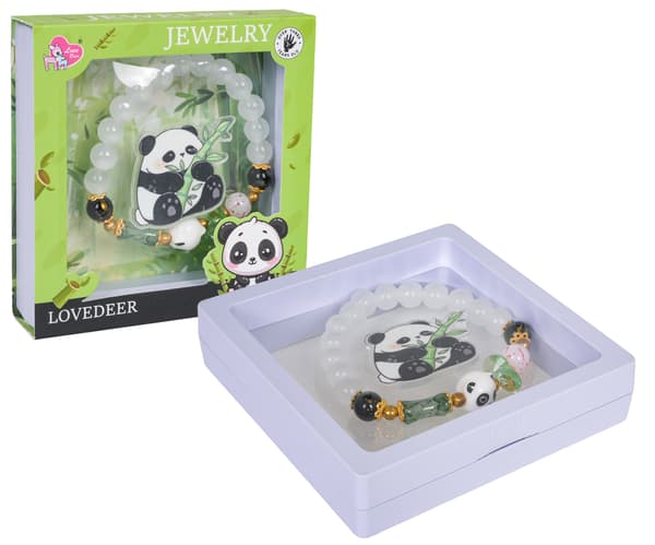 Panda Smyckesset Vitt Armband