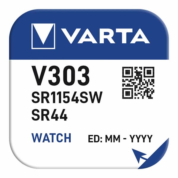 Lithium knapcellebatteri Varta Silver V303