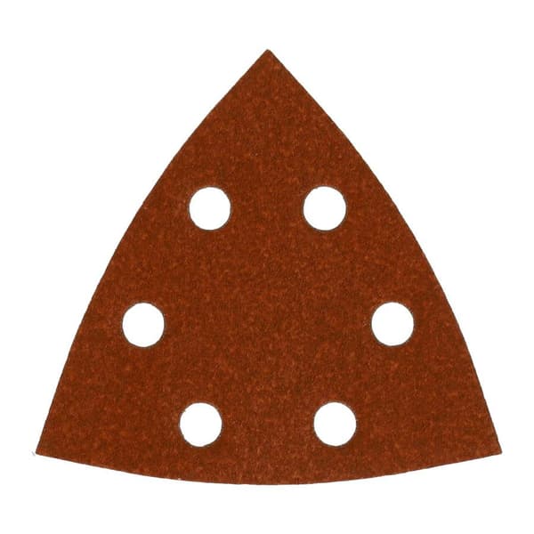 MILWAUKEE DELTA SLIPPNINGSPAPPER 93mm x 93mm /6 HÅL P60 /10st