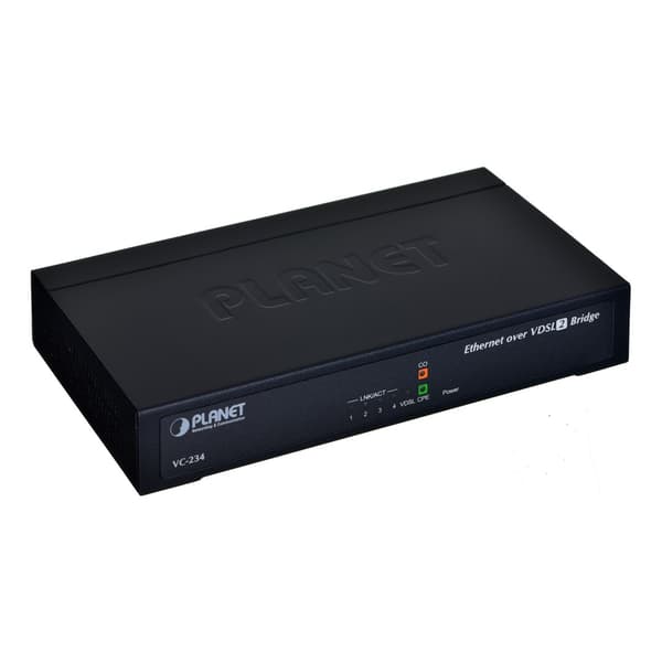 Konverter. 4 porte ethernet VDSL 2 30a Master/Slave