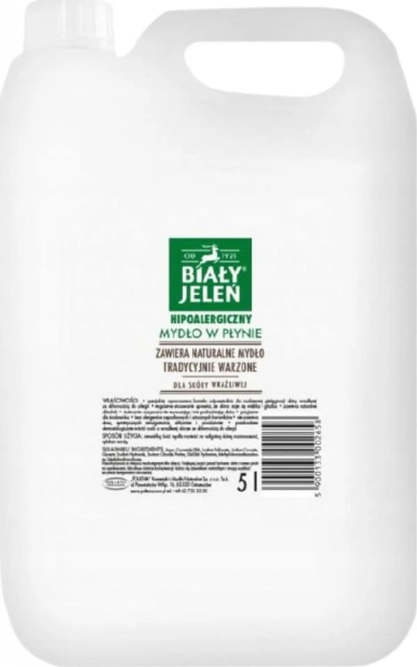 Valkoinen Jelen nestesaippua 5000ml - 5L